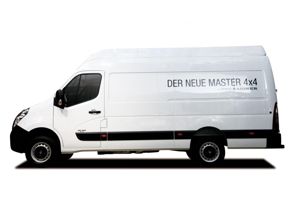 Caravan Salon in Düsseldorf 2013: Renault Master 4x4 - Vom Lieferwagen zum Geländegänger