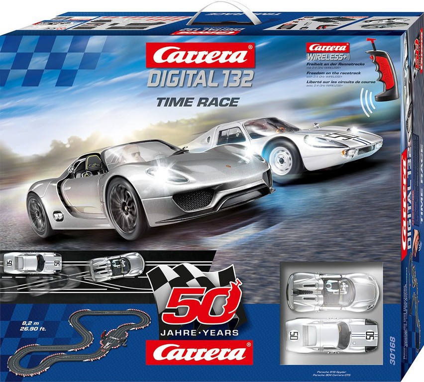 Carrera feiert mit zwei Porsche-Sets Jubiläum