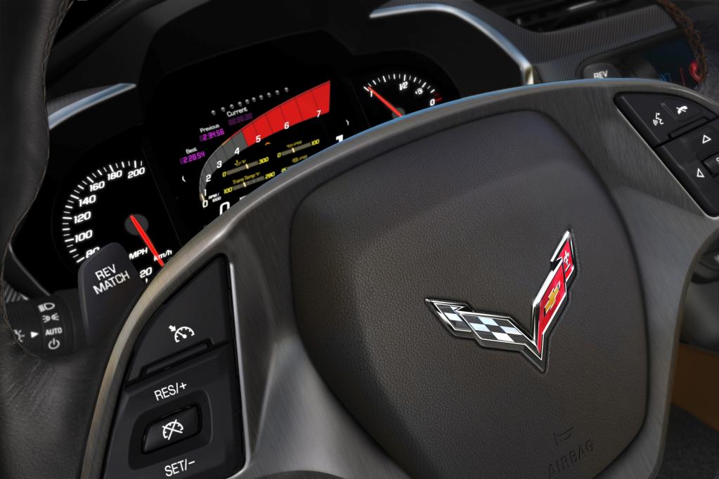 Chevrolet Corvette: Programmierbares Display
