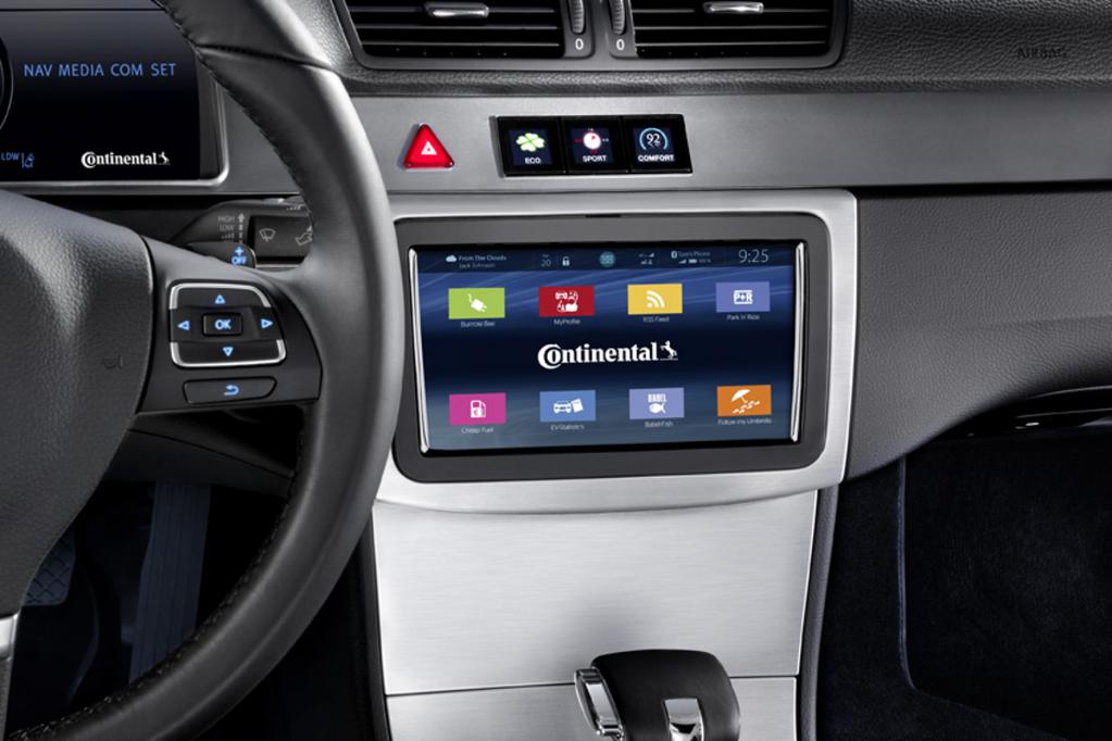 Continental vereint Smartphone und Auto-Infotainment