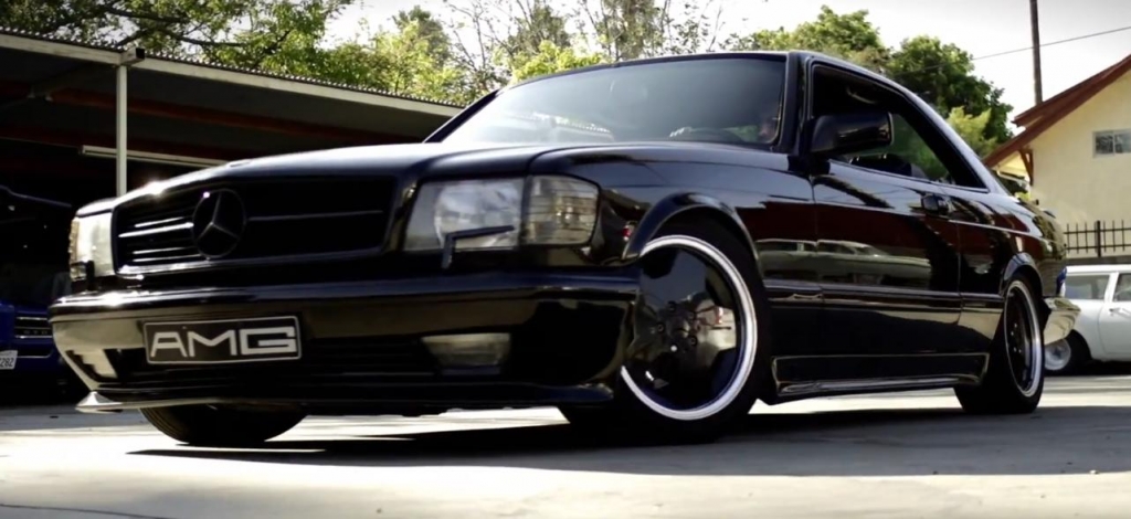 Düster und elegant: 1988er Mercedes-Benz SEC AMG