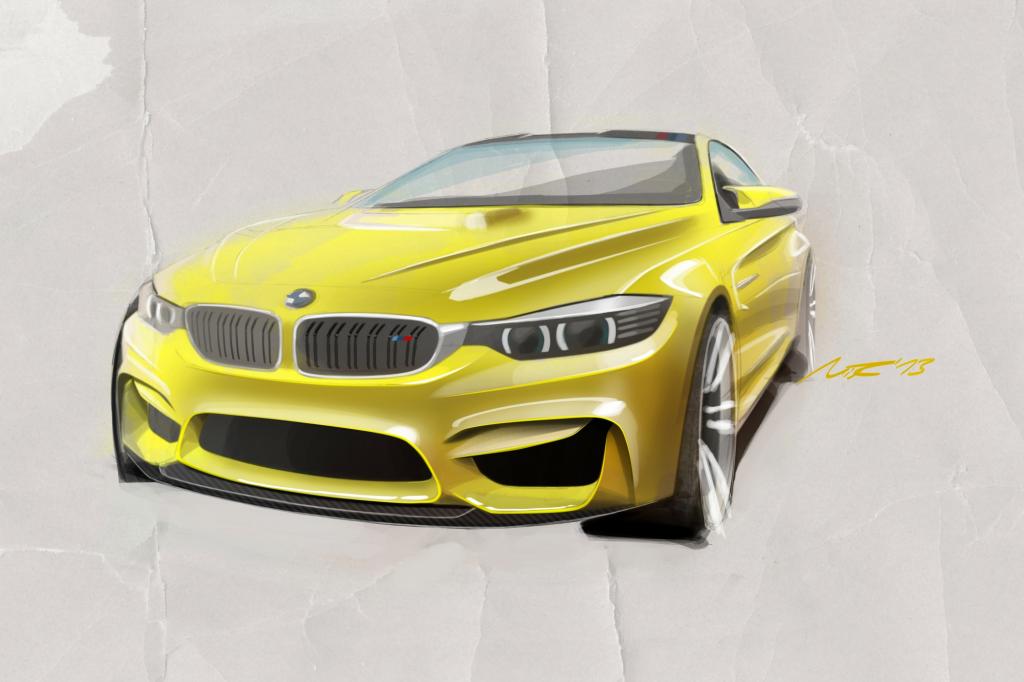 Das komplette Auto als Zeichnung