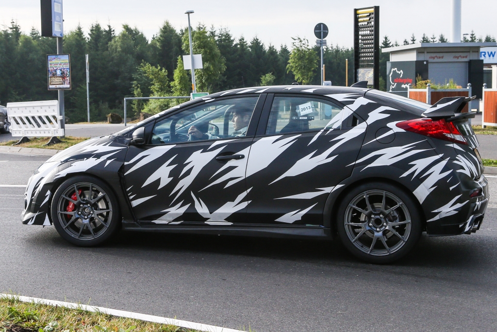 Erwischt: Erlkönig Honda Civic Type R – Der King am Ring