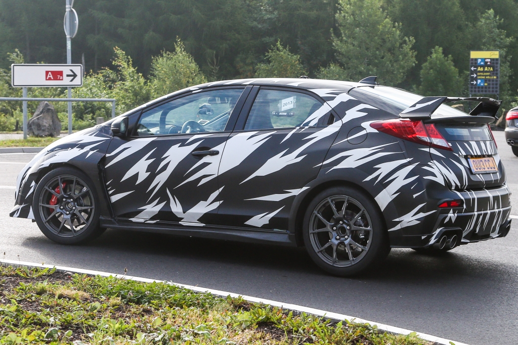Erwischt: Erlkönig Honda Civic Type R – Der King am Ring