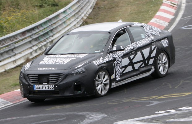 Erwischt: Erlkönig Hyundai Sonata – Auch neuer i40 geplant?