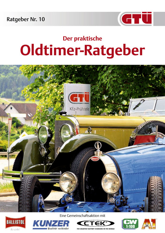 GTÜ gibt kostenfreien Oldtimer-Ratgeber heraus