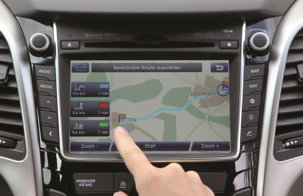 Hyundai liefert fünf Kartenupdates beim Navi mit