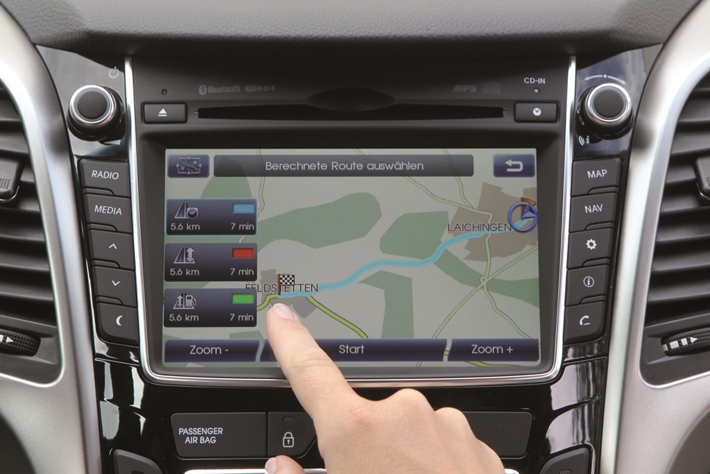 Hyundai liefert fünf Kartenupdates beim Navi mit