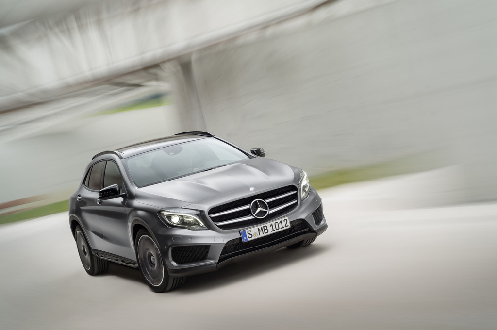 IAA 2013: Mercedes-Benz GLA fährt mit Spitzenwerten vor
