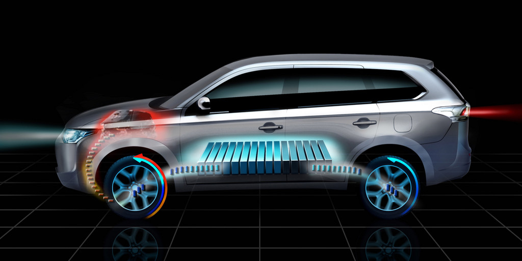 IAA 2013: Mitsubishi Outlander PHEV gibt sein Deutschland-Debüt