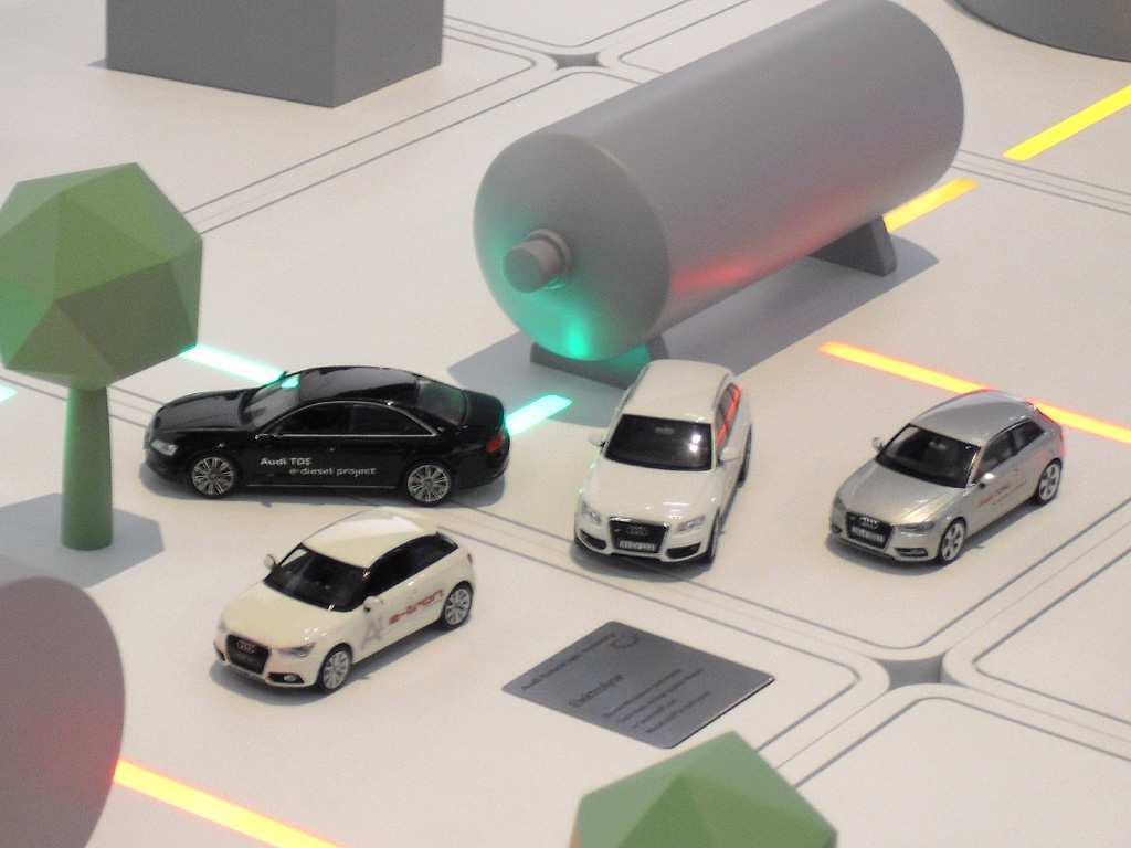 In New Mexico betreibt Audi eine Forschungsanlage zur Herstellung von e-ethanol und e-diesel. 