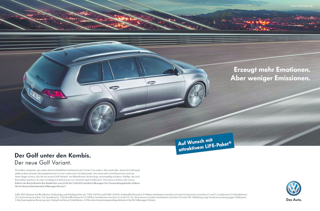 Kampagne: Der Golf unter den Kombis