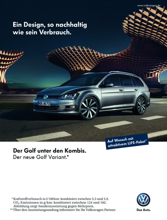 Kampagne: Der Golf unter den Kombis