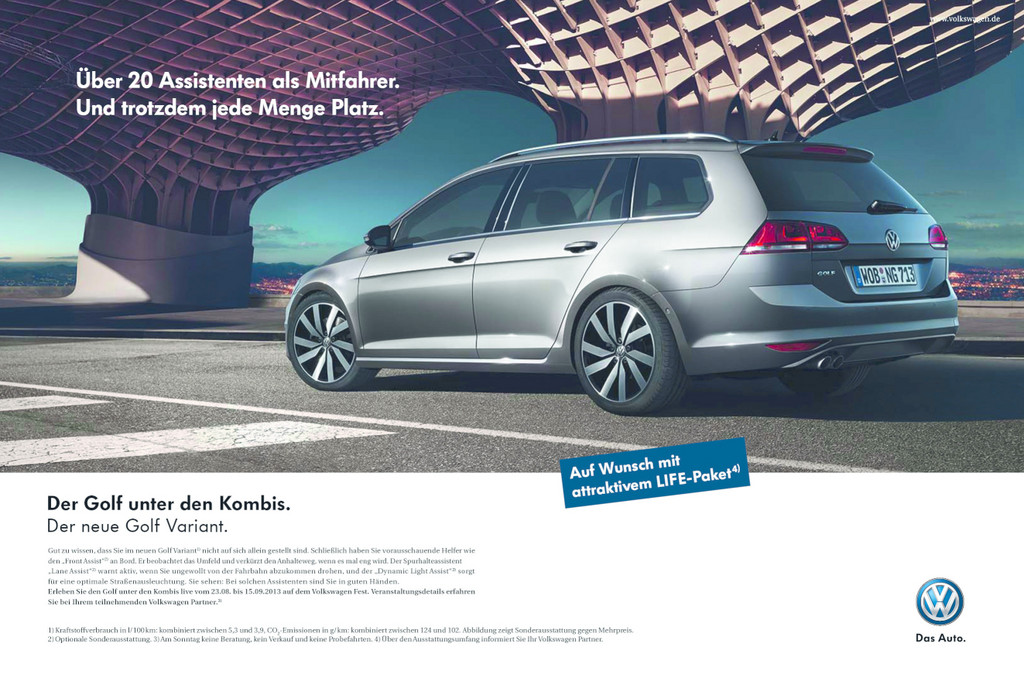 Kampagne: Der Golf unter den Kombis