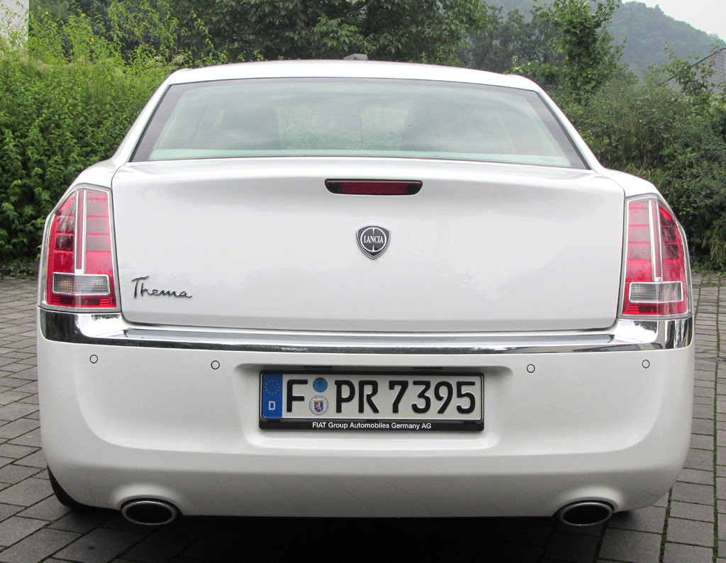 Lancia Thema: Blick auf die Heckpartie. 