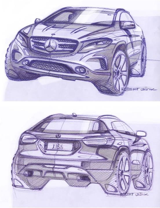 Mercedes zeigt GLA auf Facebook