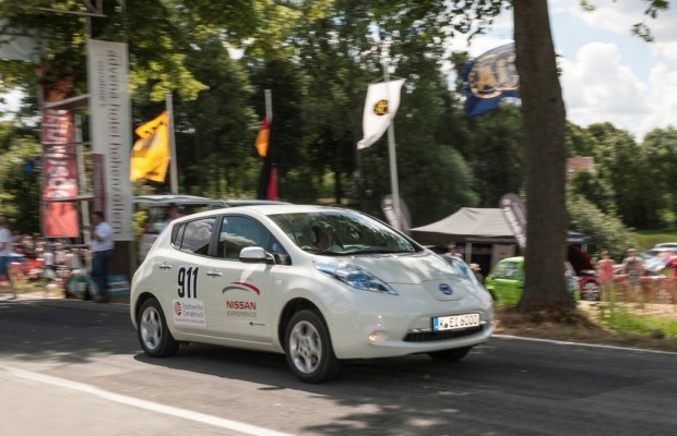 Nissan Leaf gewinnt Bergrennen
