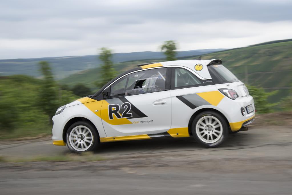 Opel Adam R2: Weltpremiere bei der Deutschland-Rallye