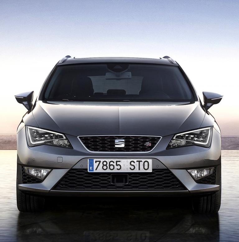 Seat León ST: Blick auf die Frontpartie. 