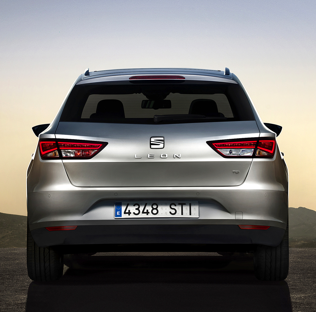Seat León ST: Blick auf die Heckpartie. 