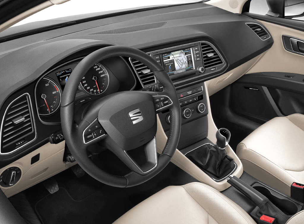 Seat León ST: Blick ins Cockpit. 