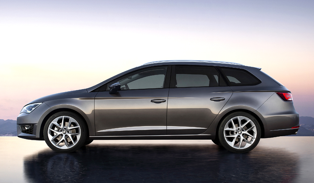 Seat León ST: Und so sieht der Kompaktkombi von der Seite aus.