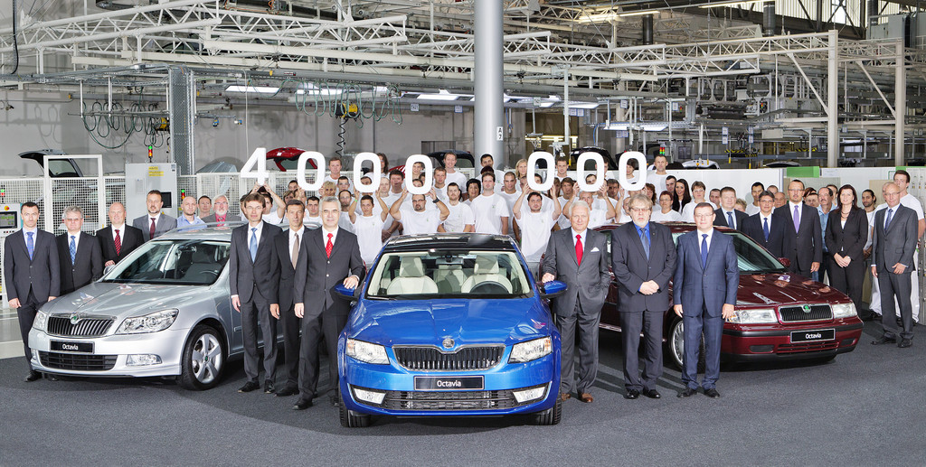 Skoda baut viermillionsten Octavia