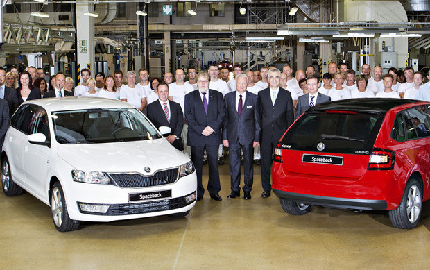 Skoda startet Produktion des Rapid Spaceback