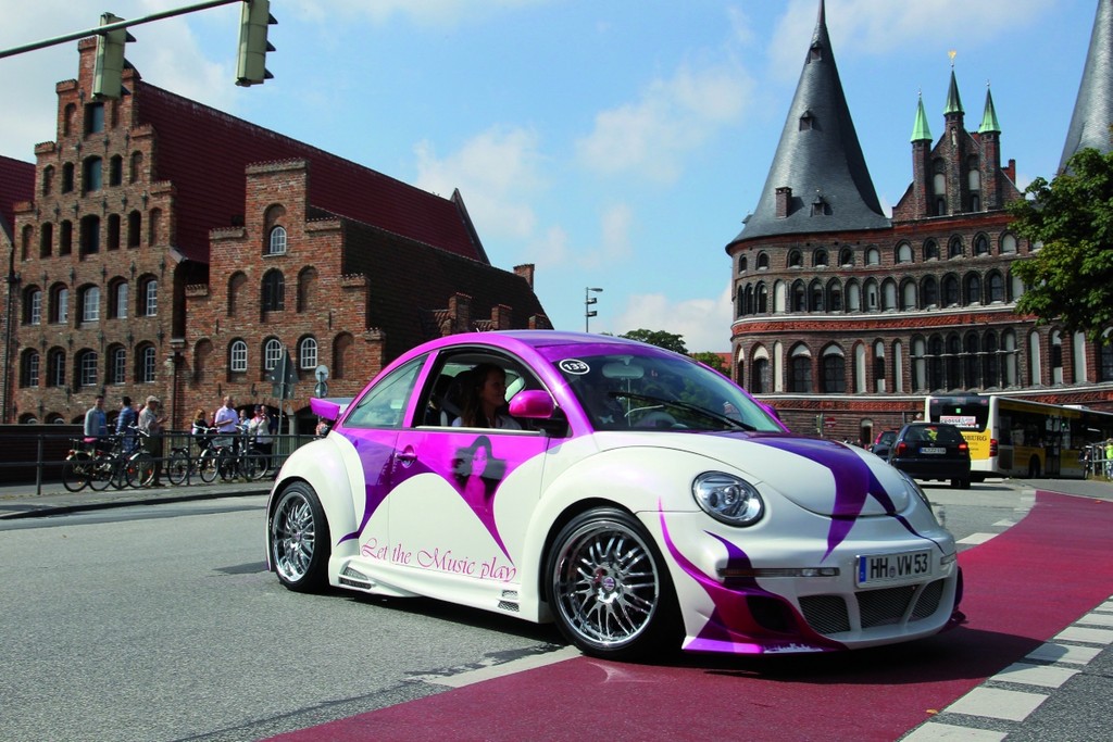 Sunshinetour: Umhäkelter Beetle ist der Schönste am Strand