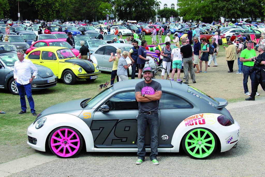 Sunshinetour: Umhäkelter Beetle ist der Schönste am Strand