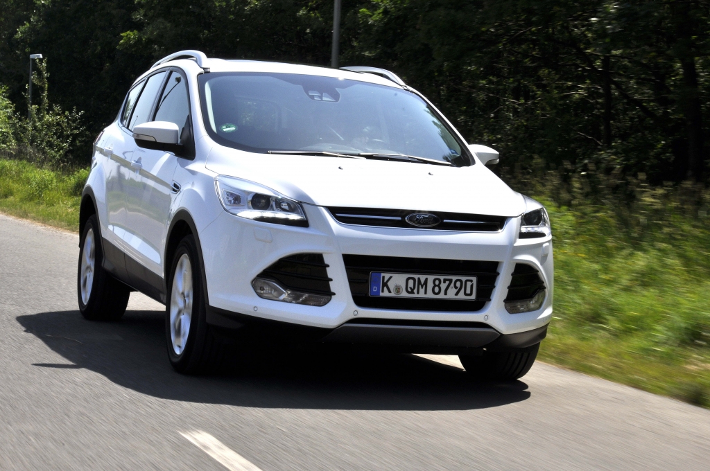 Test Ford Kuga 2.0 TDCi 4x4 Powershift Titanium: Durstiges Familienauto