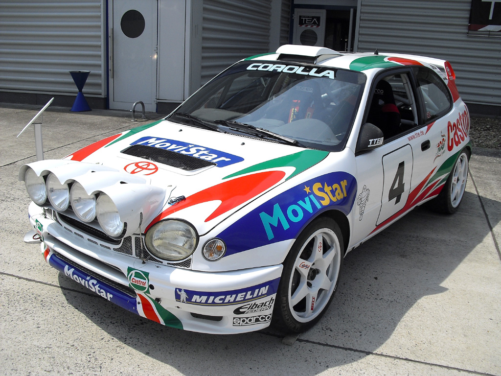 Toyota-Fahrspaß: Rallye-Corolla aus der Zeit Ende der 1990er-Jahre 