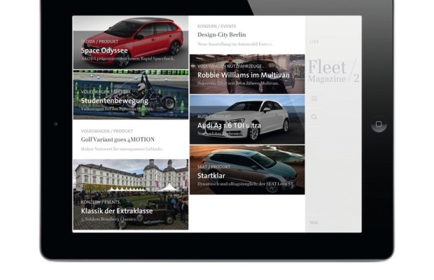 Volkswagen-Fleet-Magazine-App mit neuem Live-Bereich