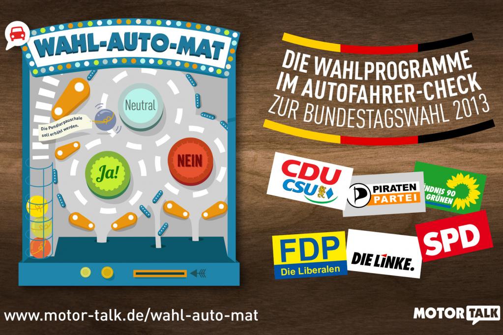 Wahlhilfe für Autofahrer