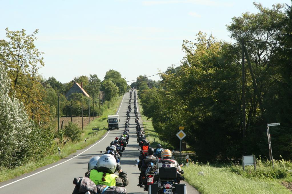 Zehnte Motorrad-Sternfahrt: Biker touren nach Berlin