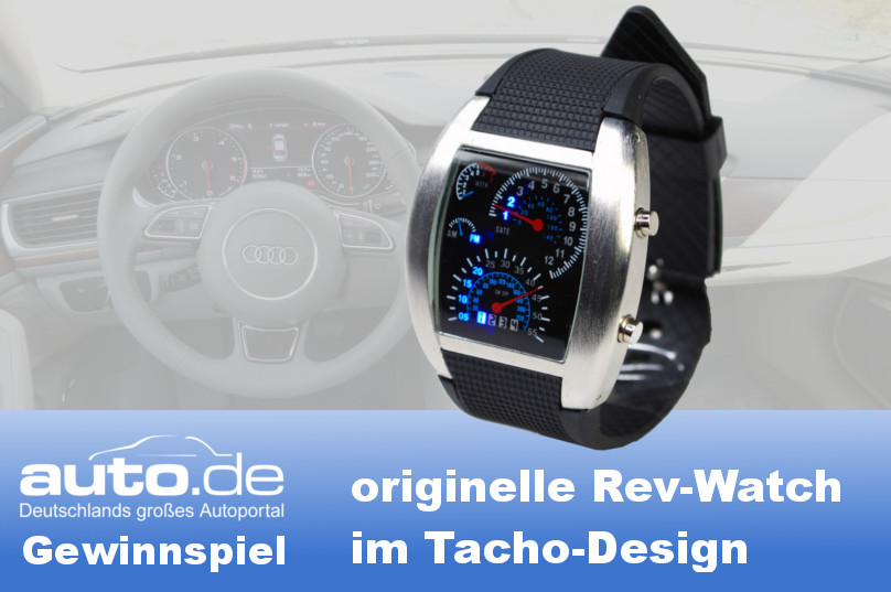 auto.de-Gewinnspiel: Die originelle Rev Watch für Autoliebhaber
