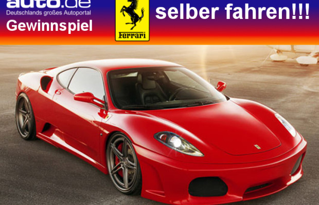 auto.de-Gewinnspiel: Ferrari fahren inklusive 50 Euro Tankgeld von Shopping.de