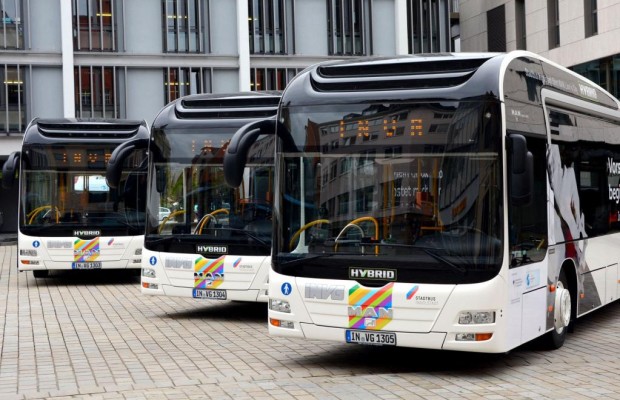200 MAN-Hybrid-Stadtbusse in europäischen Städten