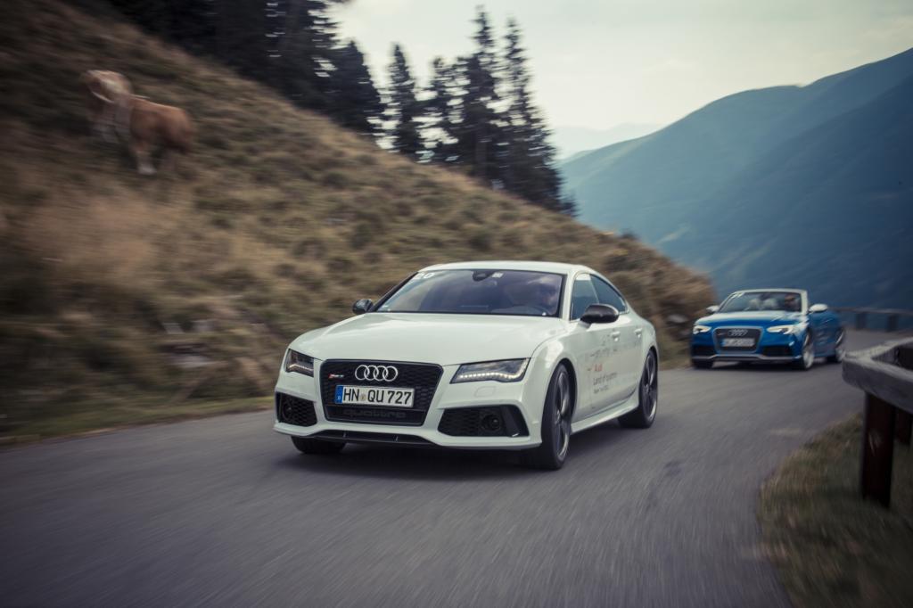 Audi-Alpen-Tour - Gipfelsturm auf allen Vieren