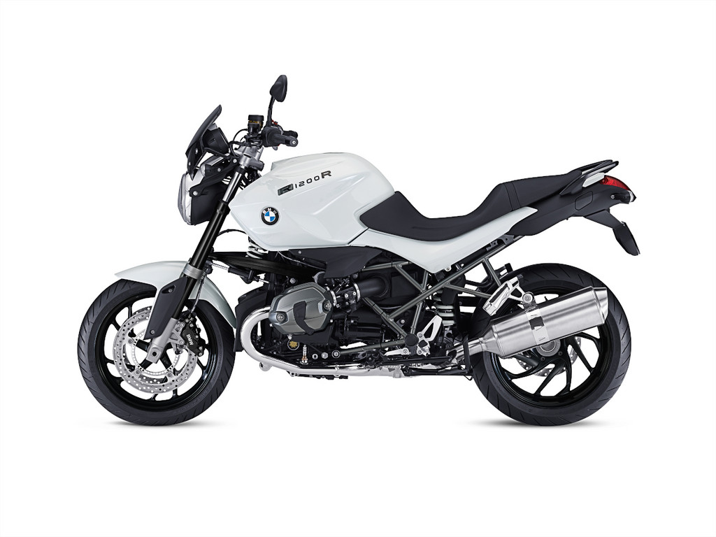 BMW R 1200 R in Schwarz-Weiß