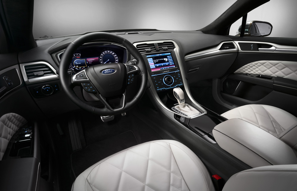 Blick ins Vignale-Cockpit. 