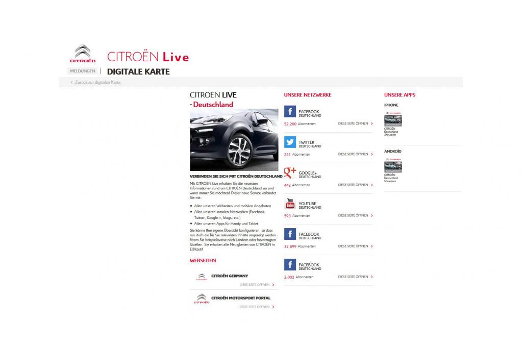 Citroen startet neues Webportal