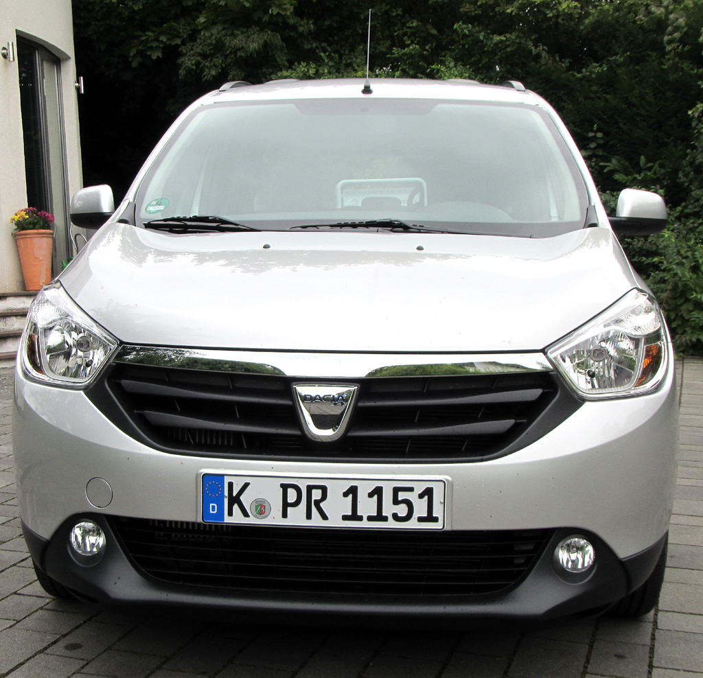 Dacia Lodgy: Blick auf die Frontpartie. 