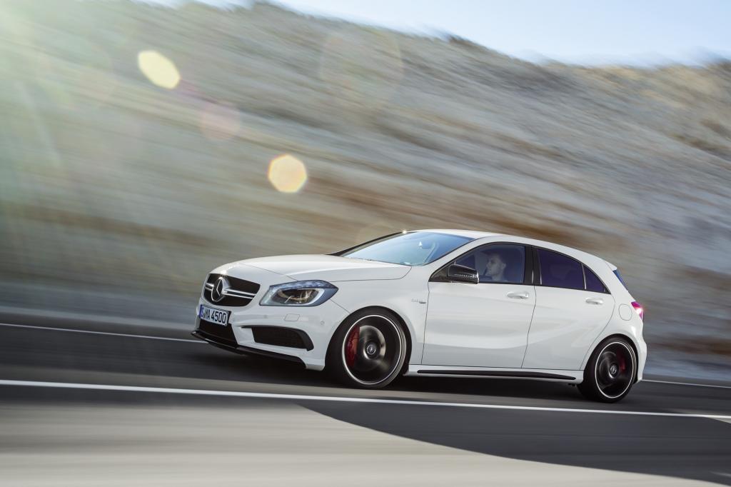 Der Mercedes A 45 AMG trägt aktuell die Leistungs-Krone