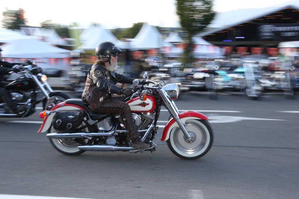 Die Harley-Modelle, die sich in Faak am See eingefunden haben, sind so vielfältig wie Herkunft, Bildungsstand oder Profession ihrer Fahrer
