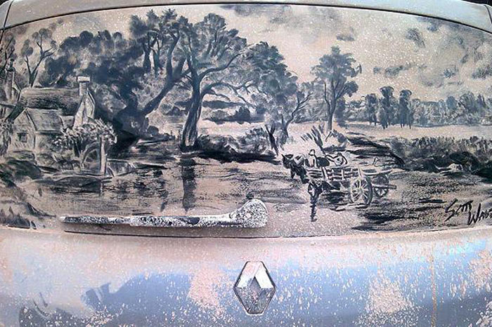 Dirty Car Art - Die Kunst aus Staub 