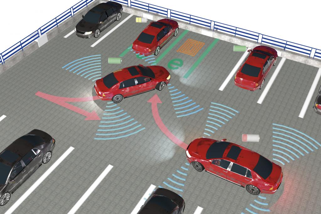 E-Auto-Projekt: Selbstständig im Parkhaus laden
