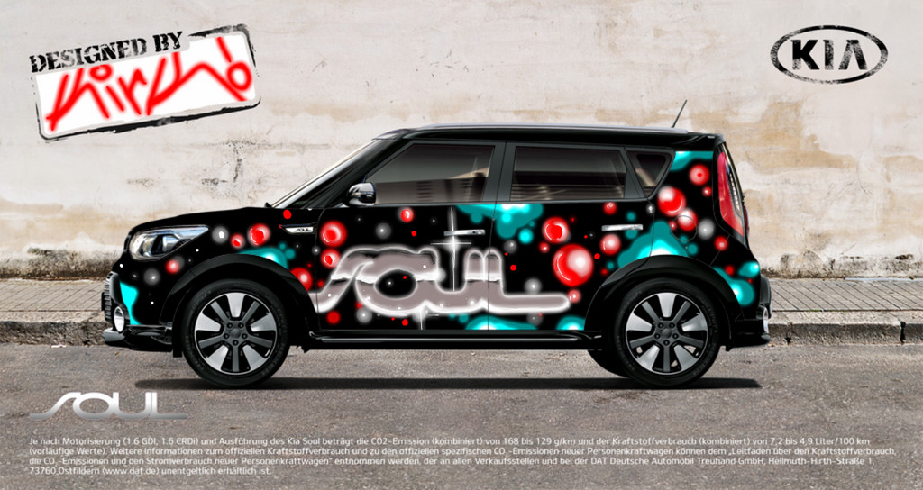 IAA 2013: Besucher dürfen Kia Soul besprühen