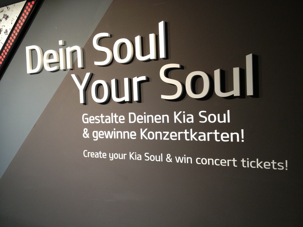 IAA 2013: Besucher dürfen Kia Soul besprühen