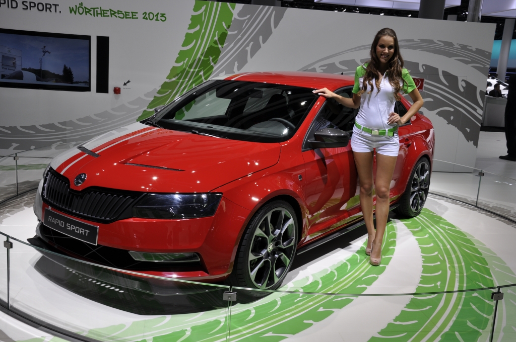 IAA 2013: Glänzender Lack und strahlendes Lächeln